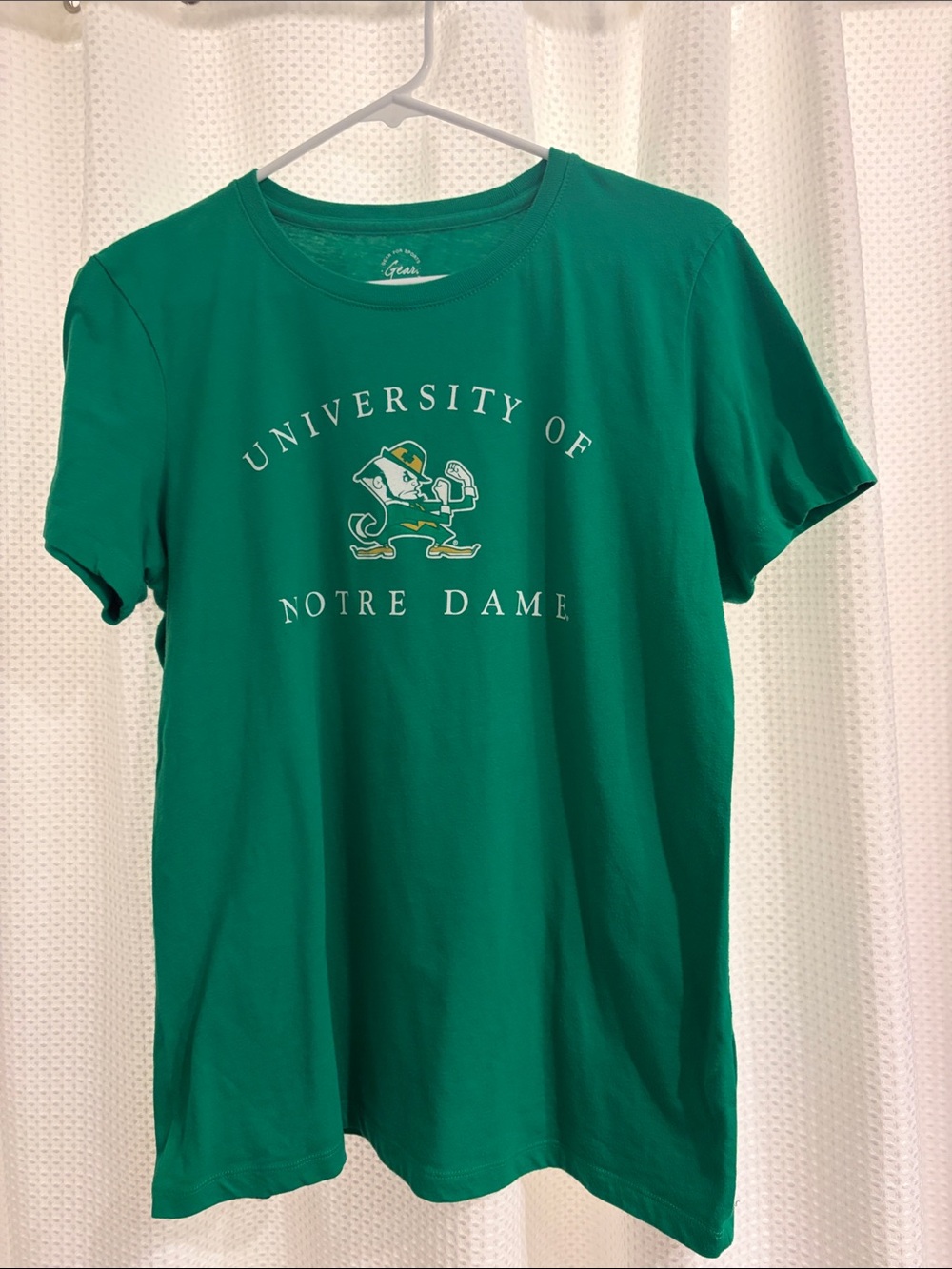 Gear For Sports Notre Dame Green Short Sleeve Tee